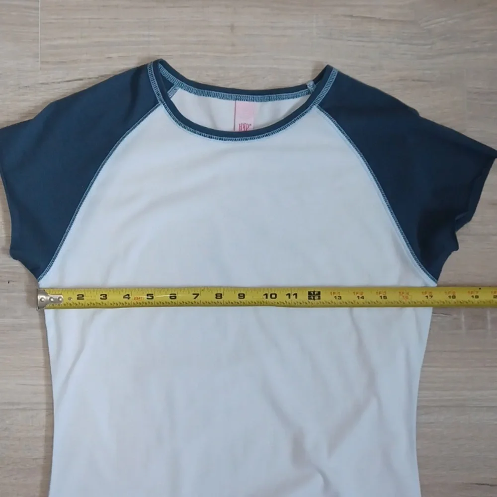Two NWOT XL short sleeve top. White & blue shirt. Streetwear Yoga Activewear